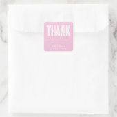 EINFACH MODERN GESTALTET, DANN DANN, DASS DU EINEN QUADRATISCHER AUFKLEBER (Tasche)