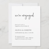 Einfach modern Minimalistisch | FOTO Einladung (Vorderseite)