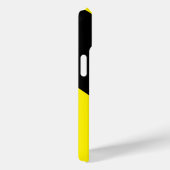 Einfach, modern Minimalistisch, gelb und schwarz, Case-Mate iPhone Hülle (Rückseite / Rechts)
