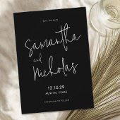 Einfach modern Minimalistisch Save The Date
