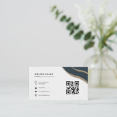 Einfach modern Minimalistisch Visitenkarte (Stehend Vorderseite)