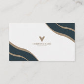 Einfach modern Minimalistisch Visitenkarte (Rückseite)