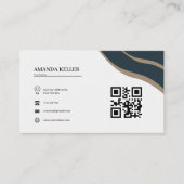 Einfach modern Minimalistisch Visitenkarte (Vorderseite)