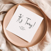 Einfach modern neutral ist es Zwillinge! Dusche Na Serviette