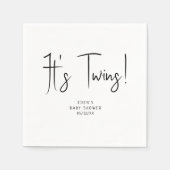 Einfach modern neutral ist es Zwillinge! Dusche Na Serviette (Vorderseite)