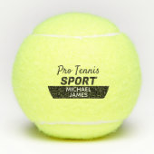 Einfach & modern, Pro Tennis, Personalisiert Tennisbälle (Vorderseite)