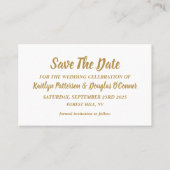Einfach & Modern, Save The Date Karte (Vorderseite)