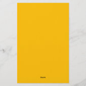 Einfach Modern Schlicht Professionell Bernstein Ge Briefpapier (Rückseite)