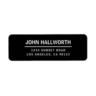 Einfach, modern, schwarz und weiß