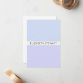 Einfach, modern und Beruflich Mitteilungskarte (Vorderseite/Rückseite Beispiel)