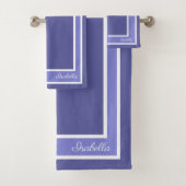 Einfach, modern und blau badhandtuch set (Insitu)