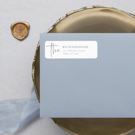 Einfach, modern und Minimalistisch, blau und weiß