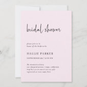 Einfach modern und Minimalistisch | BRAUTPARTY Einladung (Vorderseite)