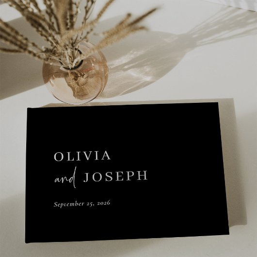 Einfach, modern und Minimalistisch | Hochzeit Gästebuch