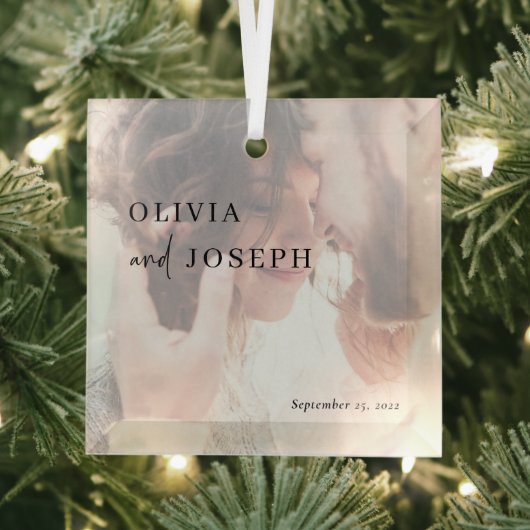 Einfach modern und Minimalistisch | Hochzeitsstift Ornament Aus Glas (Insitu)