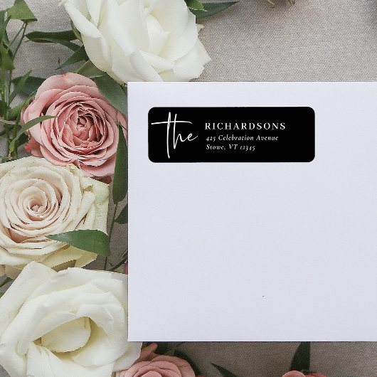 Einfach modern und Minimalistisch | Schwarz