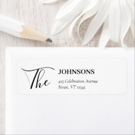 Einfach modern und Minimalistisch | Schwarz und We