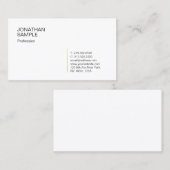 Einfach, modern und stilvoll Beruflich Visitenkarte (Vorne/Hinten)