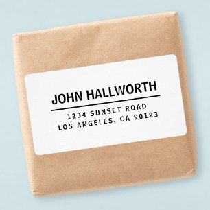 Einfach, modern weiß und schwarz