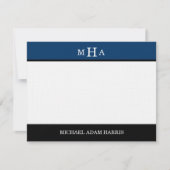 Einfach moderne Abschluss Dankeschön Karten (Marin (Vorderseite)