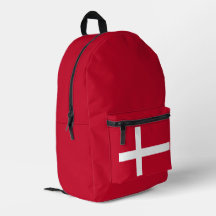 Einfach moderne Dänemark-Flagge Karte dänisch Souv