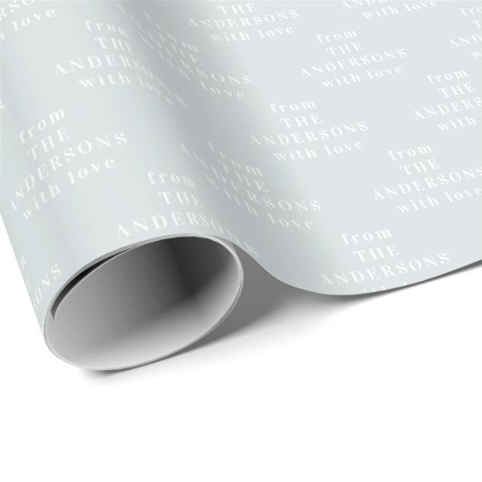 Einfach Moderne Elegante Benutzerdefiniert Geschenkpapier (Rolleneckpunkt)