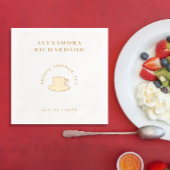 Einfach moderne Elegante Gold Brautparty Teatro So Servietten Mit Folie