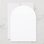 Einfach Moderne Elegante Hochzeit Einladung (Rückseite)