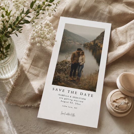 Einfach Moderne Fotografie Hochzeit "Save the Date Save The Date