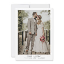 Einfach moderne frohe Weihnachten | Foto-Hochzeitk