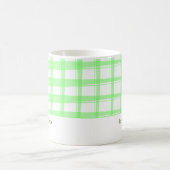 Einfach moderne grüne Lattice-Tasse Kaffeetasse (Mittel)