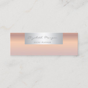 Einfach Moderne Professionelle Roségold Mini Visitenkarte