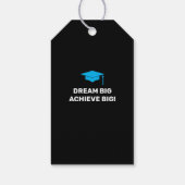 Einfach moderner Abschluss Vielen Dank, dass Sie d Geschenkanhänger (Rückseite)