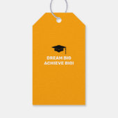 Einfach moderner Abschluss Vielen Dank, dass Sie d Geschenkanhänger (Rückseite)