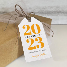 Einfach moderner Abschluss Vielen Dank, dass Sie d Geschenkanhänger