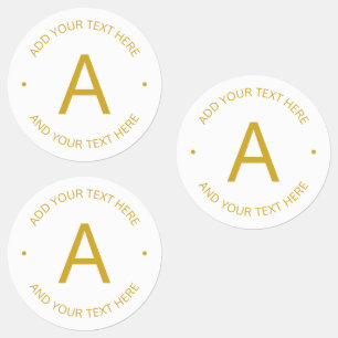 Einfach, moderner, benutzerdefinierbarer Text Go Etiketten