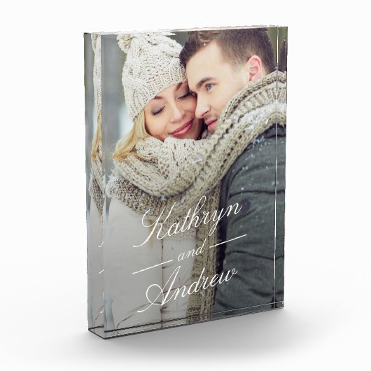 Einfach moderner Foto Block (Links)