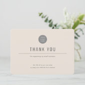 Einfach-moderner Hintergrund - Business Danke Yo (Stehend Vorderseite)