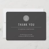 Einfach-moderner Hintergrund - Business Danke Yo (Vorderseite)