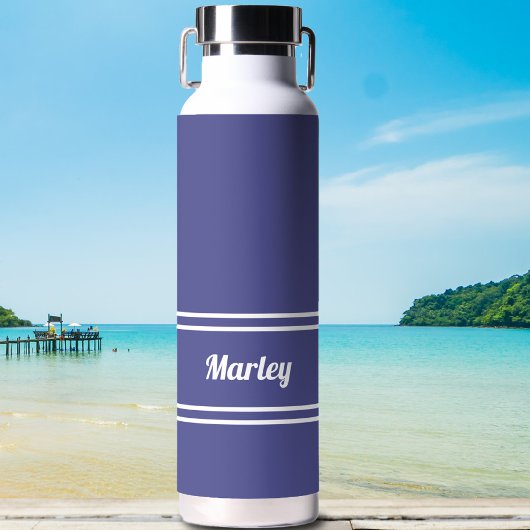 Einfach moderner Individuelle Name Stilvolles Peri Trinkflasche