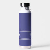 Einfach moderner Individuelle Name Stilvolles Peri Trinkflasche (Links)