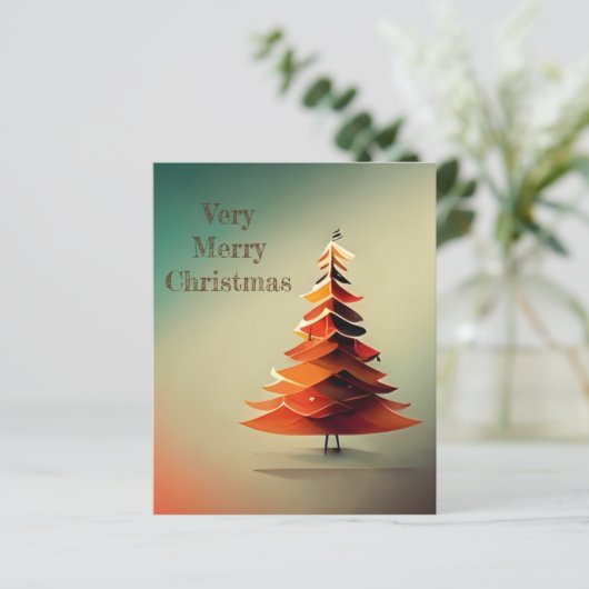 Einfach moderner Kiefernbaum (Stehend Vorderseite)