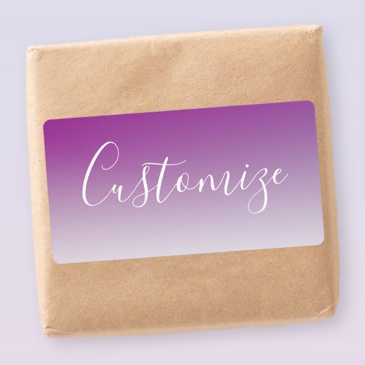 Einfach moderner Minimalismus Lila Ombre Gradient