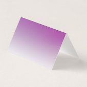 Einfach moderner Minimalismus Lila Ombre Gradient (Rückseite)