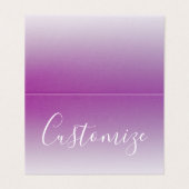 Einfach moderner Minimalismus Lila Ombre Gradient (Außenseite Aufgefaltet)