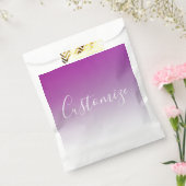 Einfach moderner Minimalismus Lila Ombre Gradient Geschenktütchen (Versiegelt)
