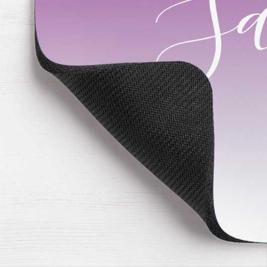 Einfach moderner Minimalismus Lila Ombre Gradient Mousepad (Ecke)