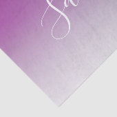 Einfach moderner Minimalismus Lila Ombre Gradient Seidenpapier (Ausschnitt)