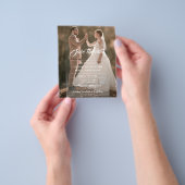 Einfach modernes Foto vorne und hinten Save the Da Flyer (Gruppe)