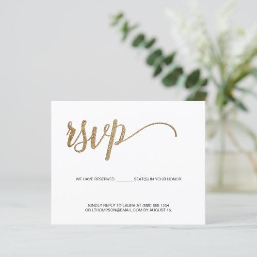 Einfach Modernes Gold UAWG ohne Mailingreservierun (Stehend Vorderseite)